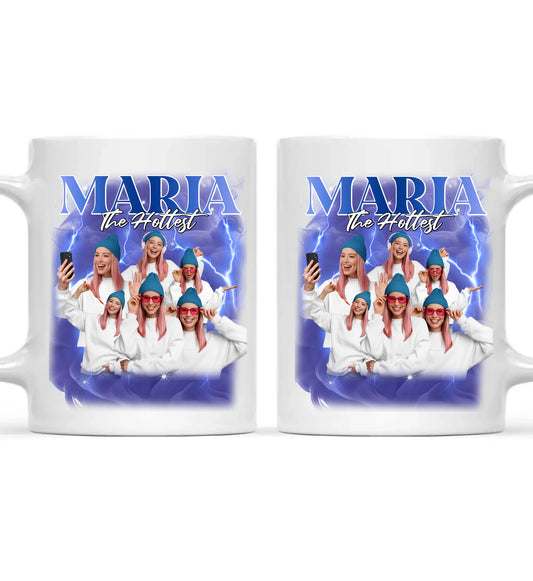 90's Vintage Foto - Individuelle Tasse