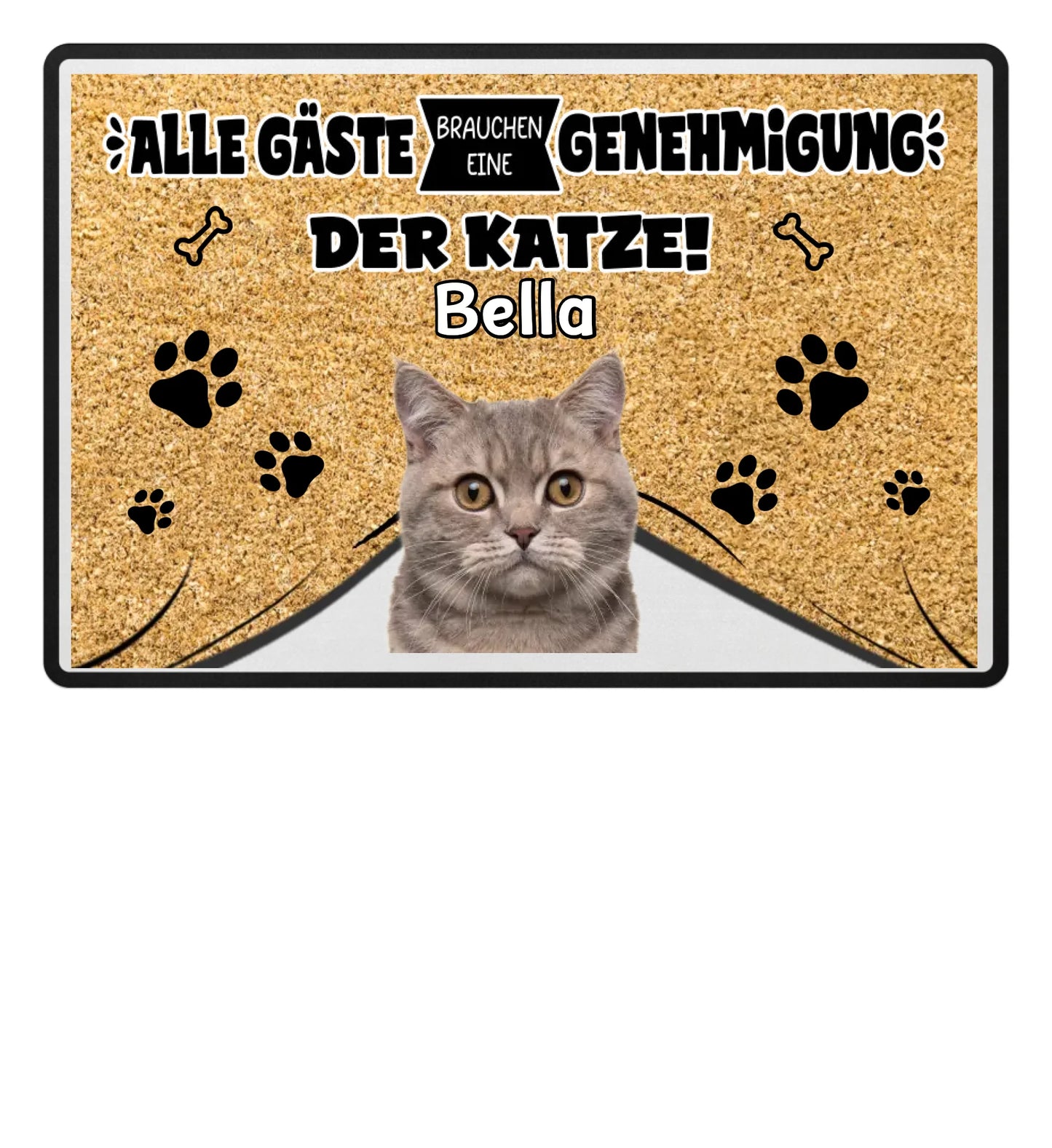 Haustier Foto - Individuelle Fußmatte