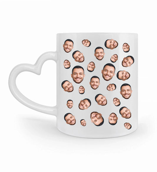 Foto Gesicht Muster - Individuelle Tasse