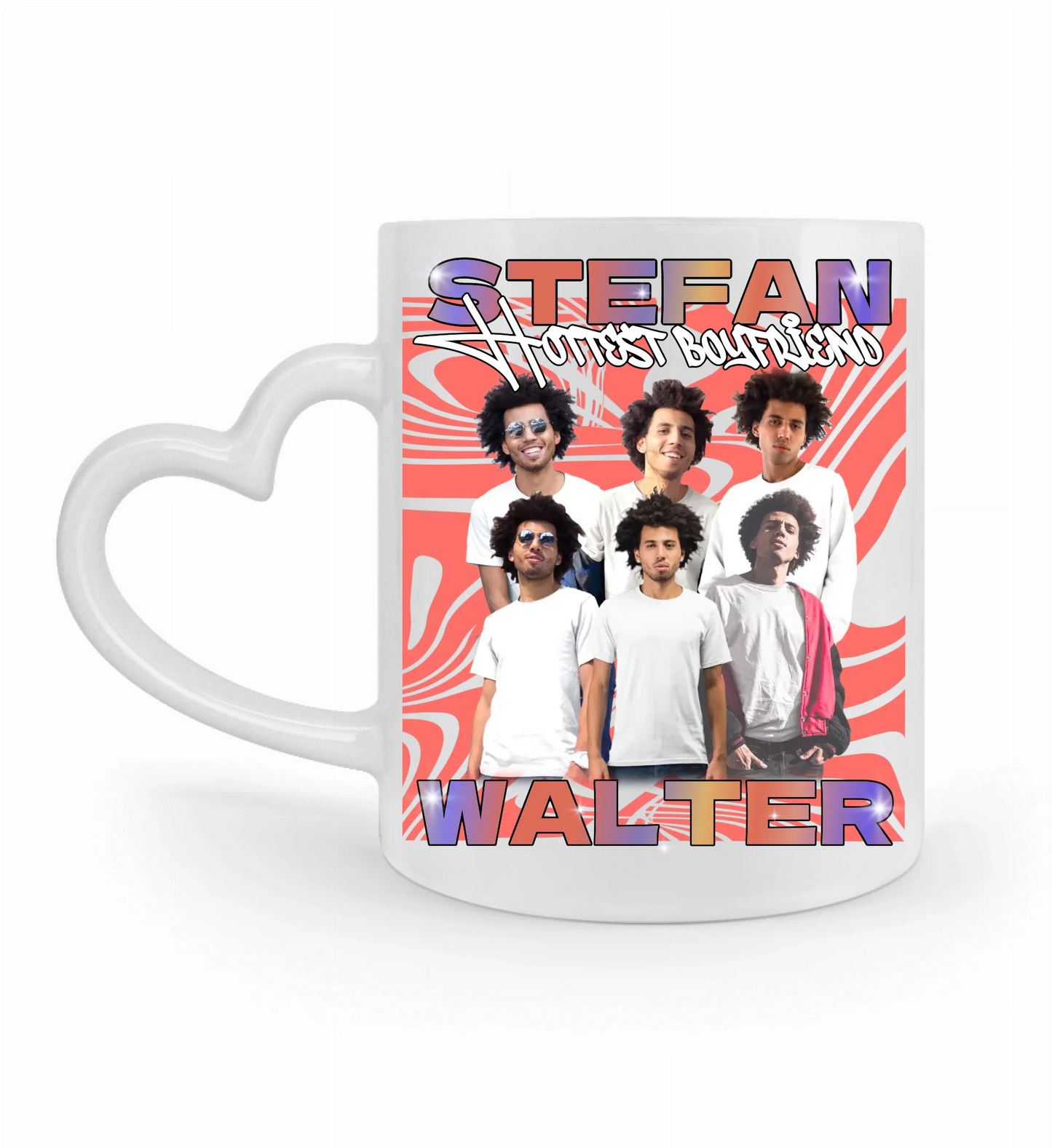 90er Retro Foto Farben - Individuelle Tasse