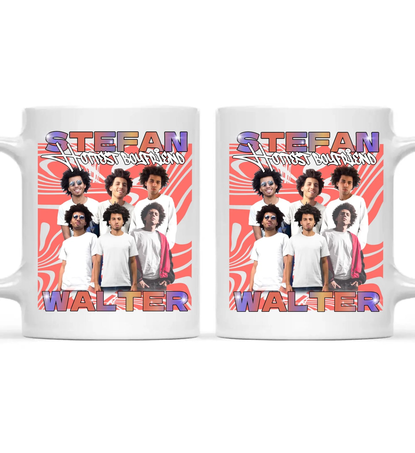 90er Retro Foto Farben - Individuelle Tasse