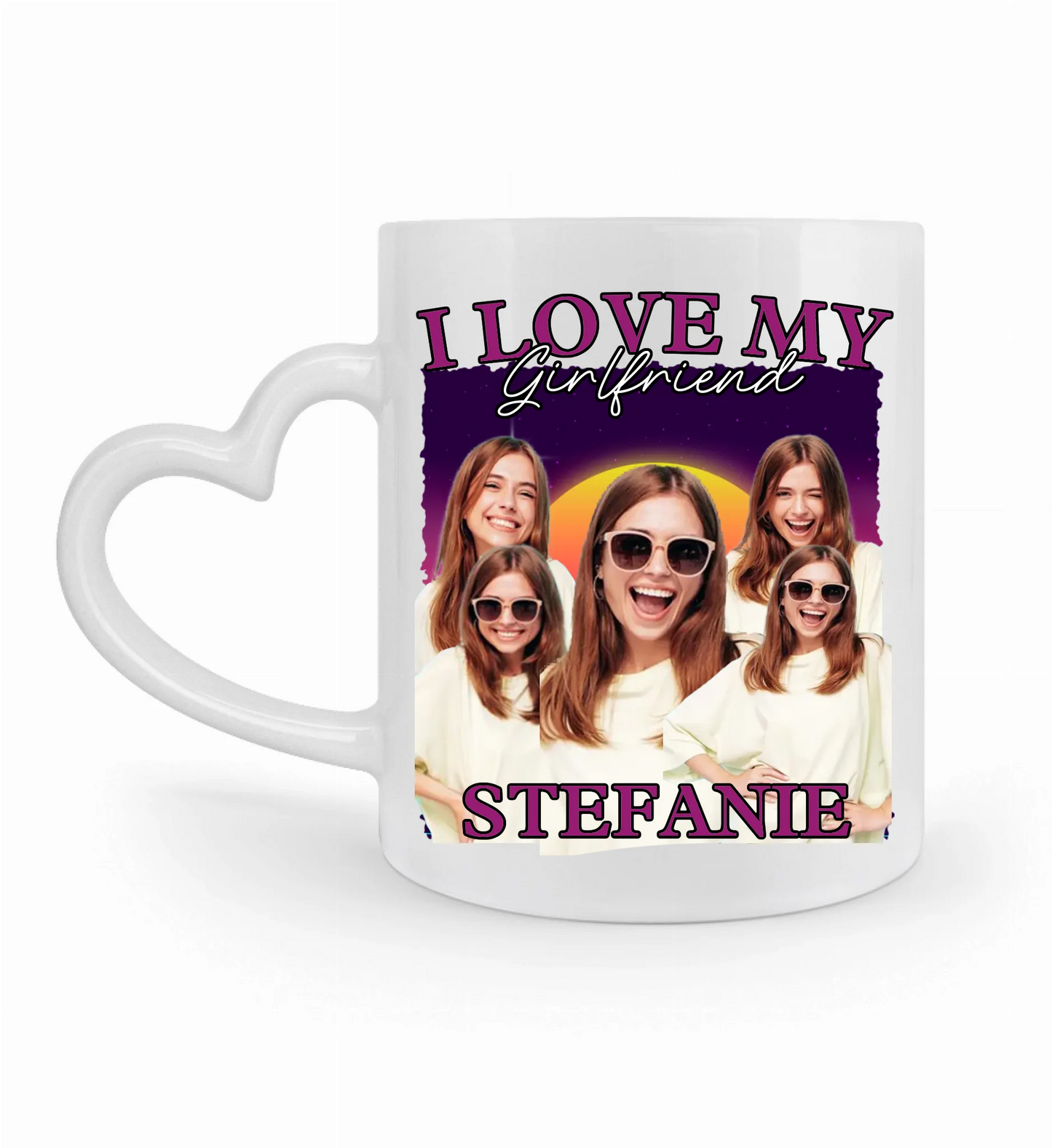 90er Retro Liebe - Individuelle Tasse
