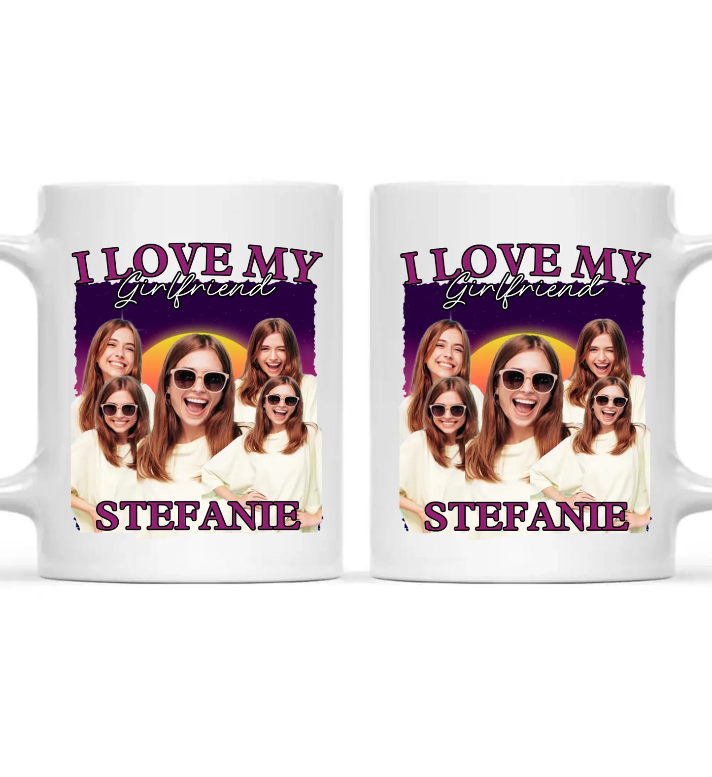 90er Retro Liebe - Individuelle Tasse