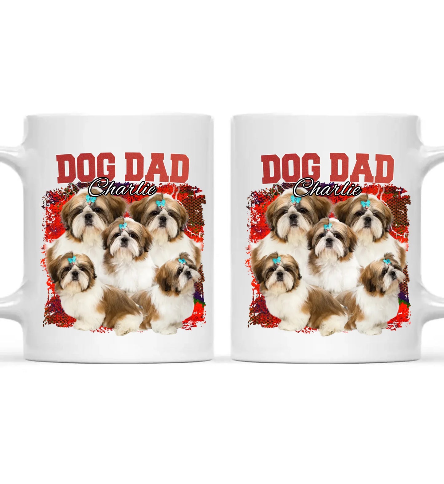 90er Hunde Foto - Individuelle Tasse