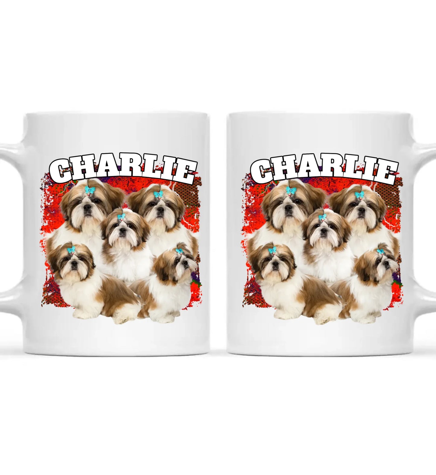 90er Hunde Foto - Individuelle Tasse