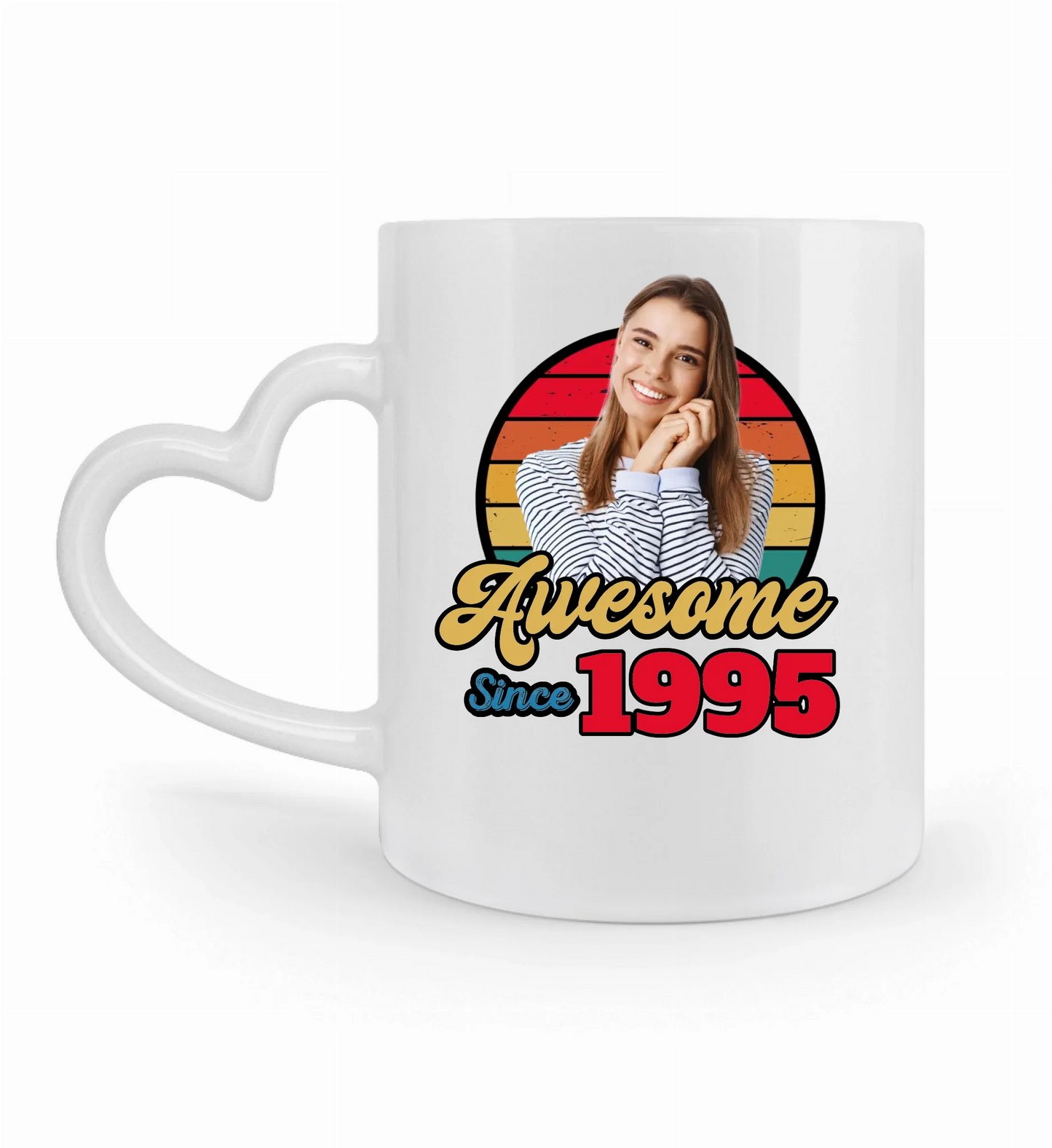 Retro Geburtstagsfoto - Individuelle Tasse