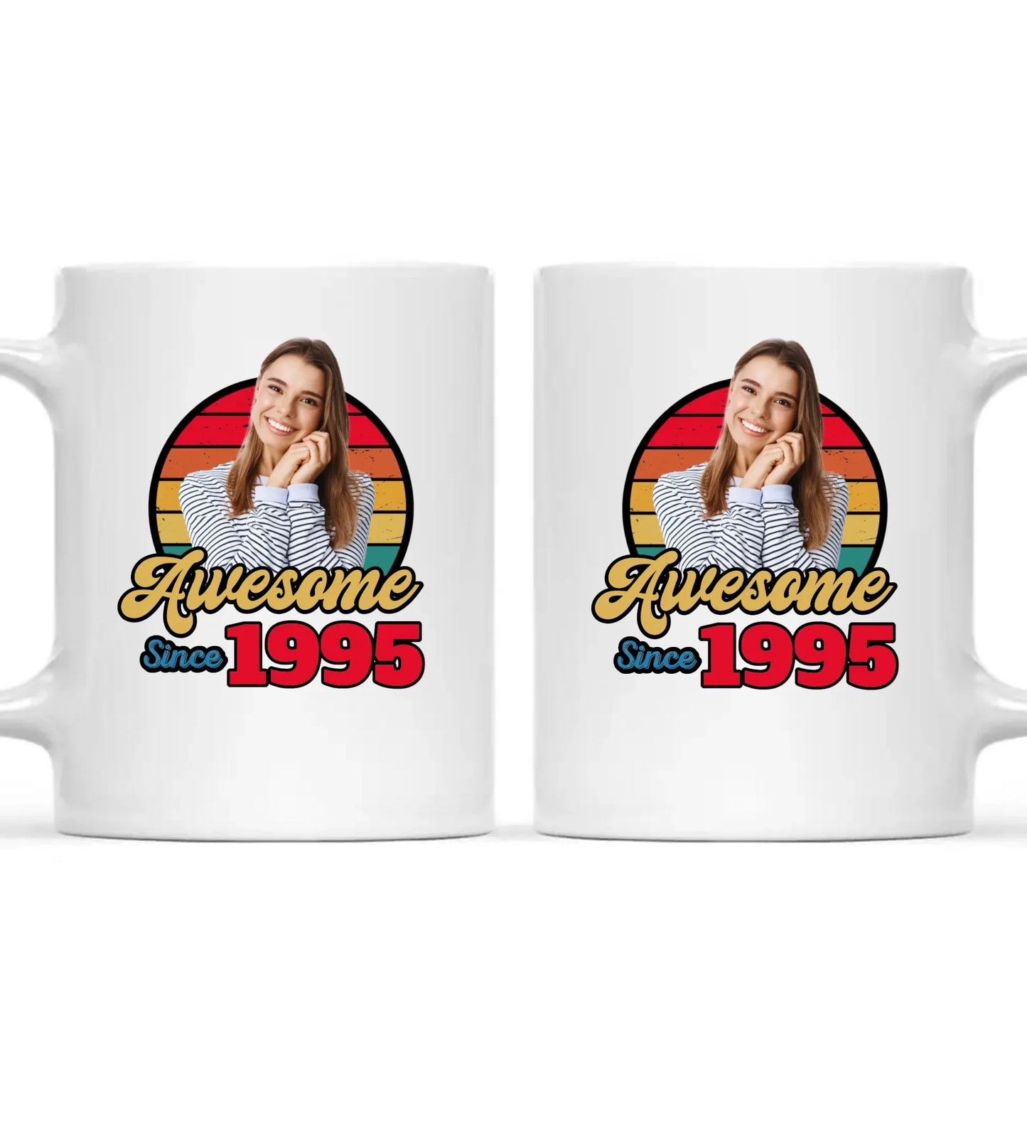 Retro Geburtstagsfoto - Individuelle Tasse